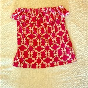 Crown and Ivey pink top